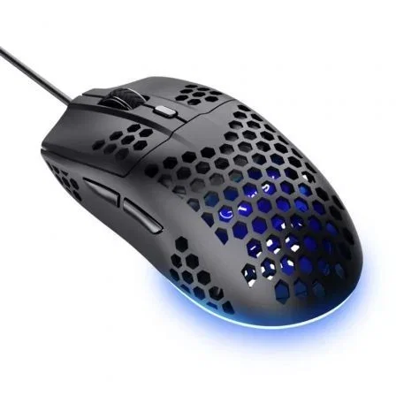Trust GXT 928 HELOX Ratón Gaming Negro 6400 DPI